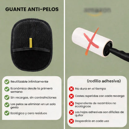 Guante Anticabello Reutilizable y Ecológico